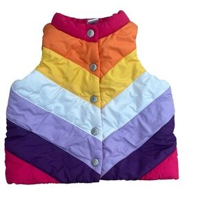 GAP Multicolor Kids Chevron Vest 3-6 Months